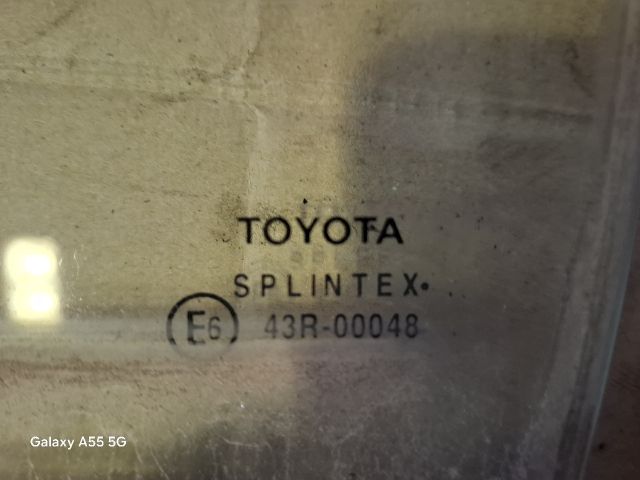 bontott TOYOTA YARIS Bal hátsó Ablak