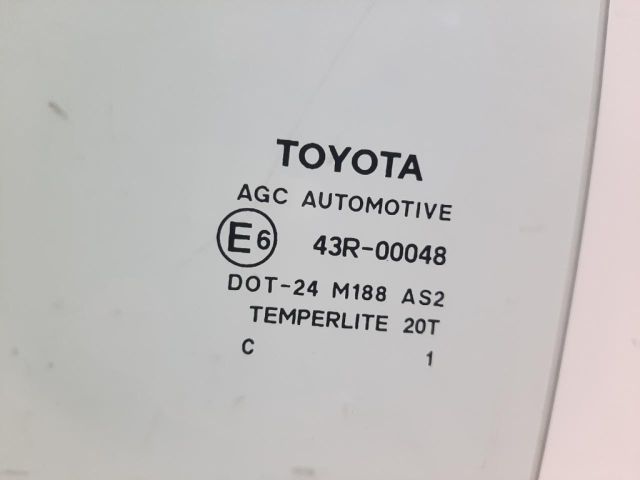 bontott TOYOTA YARIS Bal hátsó Ablak