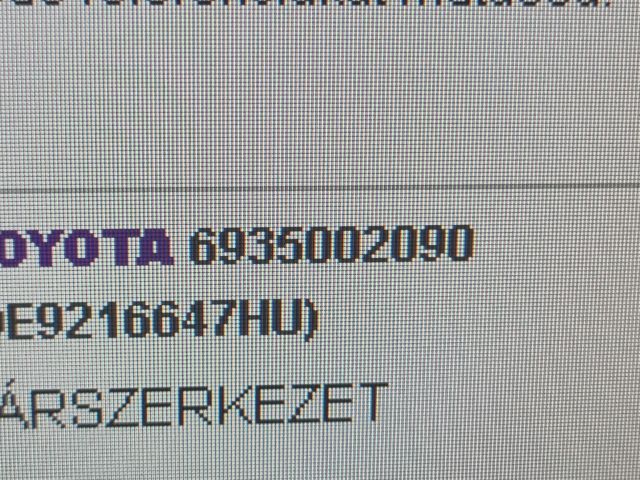 bontott TOYOTA YARIS Csomagtérajtó Zárszerkezet