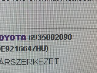 bontott TOYOTA YARIS Csomagtérajtó Zárszerkezet