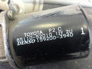 bontott TOYOTA YARIS Első Ablaktörlő Szerkezet