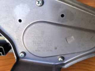 bontott TOYOTA YARIS Hátsó Ablaktörlő Motor