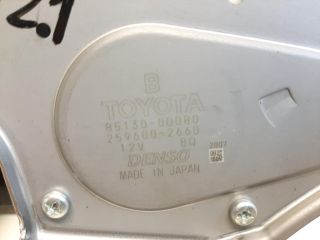 bontott TOYOTA YARIS Hátsó Ablaktörlő Motor