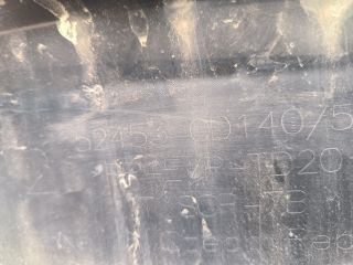 bontott TOYOTA YARIS Hátsó Lökhárító Alsó (Műanyag)