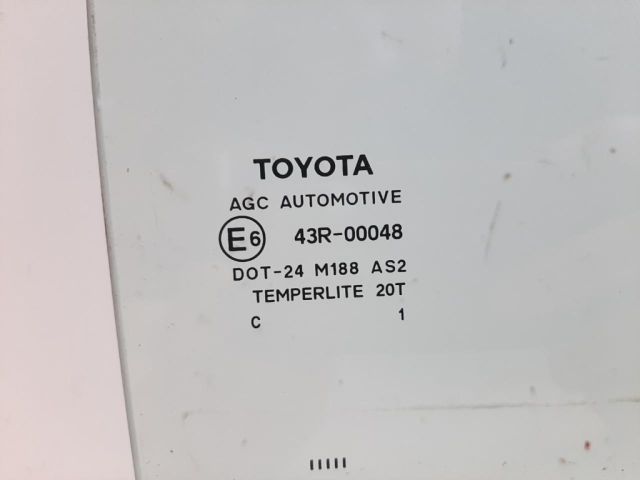 bontott TOYOTA YARIS Jobb hátsó Ablak