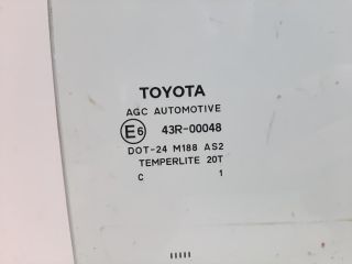 bontott TOYOTA YARIS Jobb hátsó Ablak