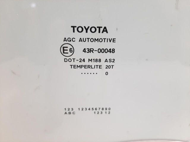 bontott TOYOTA YARIS Jobb hátsó Ablak