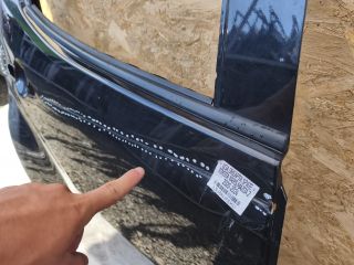 bontott TOYOTA YARIS Jobb hátsó Ajtó (Üres lemez)