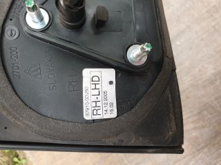 bontott TOYOTA YARIS Jobb Visszapillantó Tükör (Elektromos)