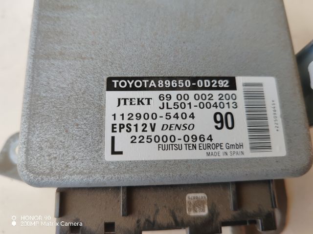 bontott TOYOTA YARIS Kormánymű Elektronika