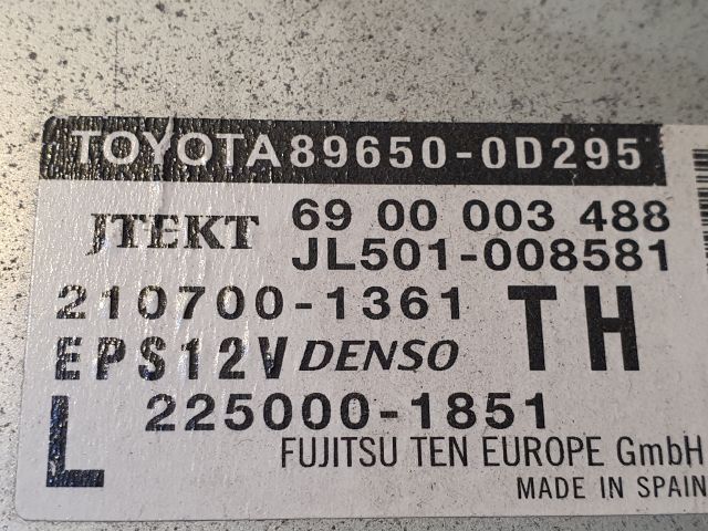 bontott TOYOTA YARIS Kormányoszlop Vezérlő