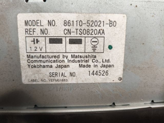 bontott TOYOTA YARIS Multifunkciós Kijelző