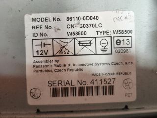 bontott TOYOTA YARIS Multifunkciós Kijelző