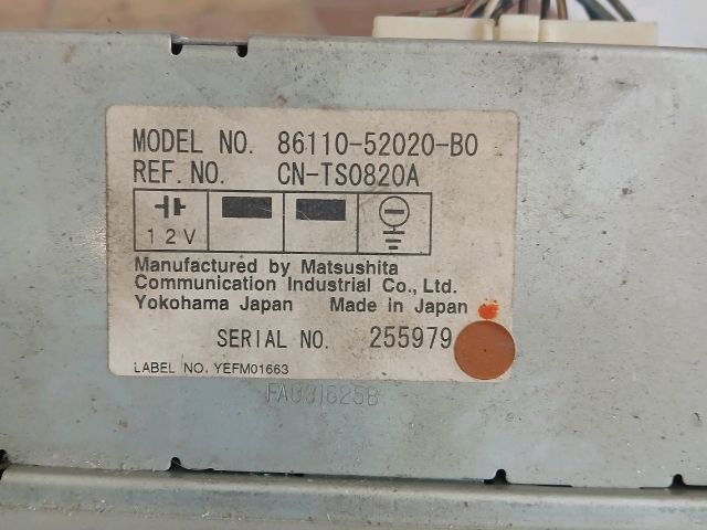 bontott TOYOTA YARIS Multifunkciós Kijelző