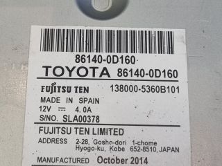 bontott TOYOTA YARIS Navigációs Fejegység