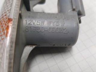 bontott TOYOTA YARIS Sárvédő Irányjelző (Pozíciófüggetlen)