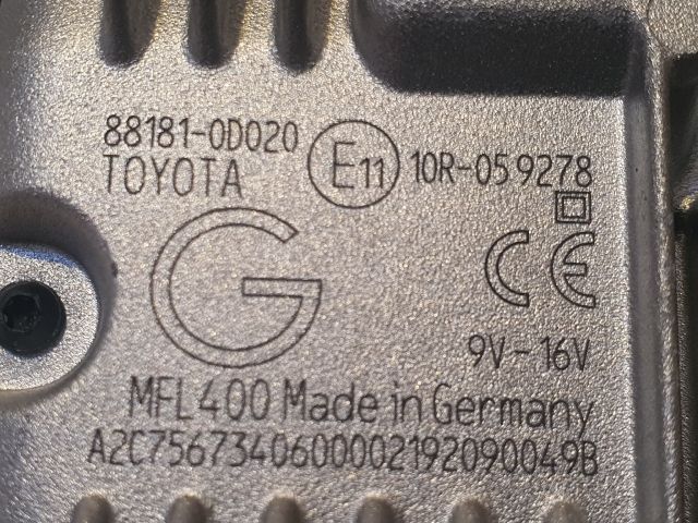 bontott TOYOTA YARIS Szélvédő Multifunkciós Kamera Vezérlő Panel