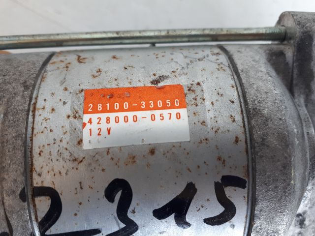 bontott TOYOTA YARIS VERSO Önindító