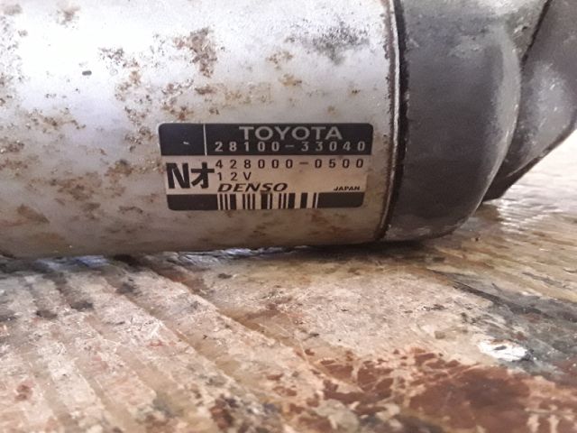 bontott TOYOTA YARIS VERSO Önindító