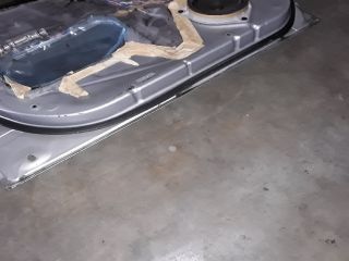 bontott TOYOTA YARIS VERSO Bal első Ajtó (Üres lemez)