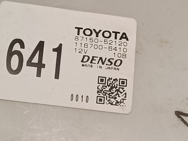 bontott TOYOTA YARIS VERSO Fűtés Box