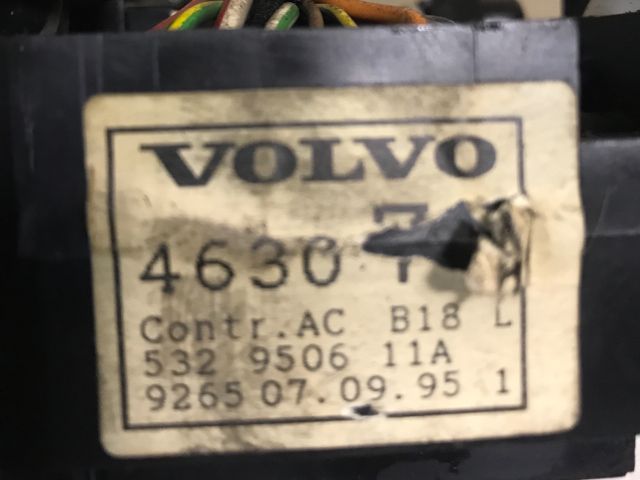 bontott VOLVO 440 Fűtéskapcsoló (manuális klímás)
