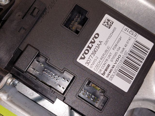 bontott VOLVO C30 Jobb első Ablakemelő Szerkezet (Elektromos)