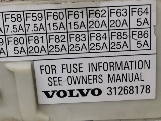 bontott VOLVO C70 Immobilizer Elektronika