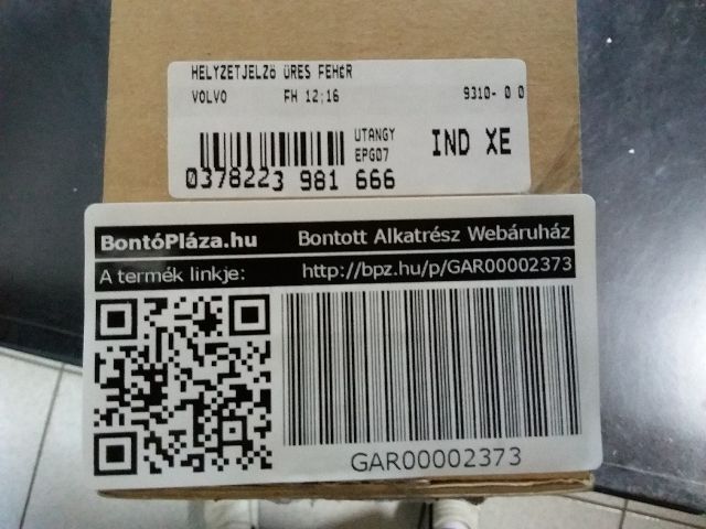 bontott VOLVO F 12 Sárvédő Irányjelző (Pozíciófüggetlen)