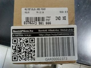 bontott VOLVO F 12 Sárvédő Irányjelző (Pozíciófüggetlen)