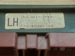 bontott VOLVO S40 Ablakemelő és Tükör Kapcsoló