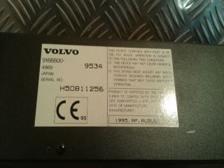 bontott VOLVO S40 CD / DVD Tár