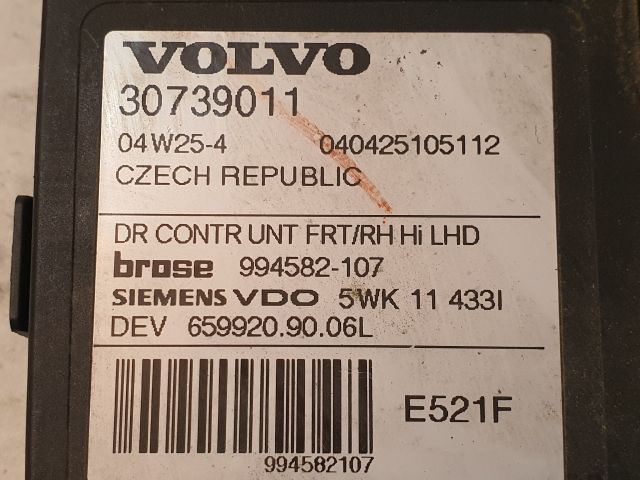 bontott VOLVO S40 Jobb első Ablakemelő Motor