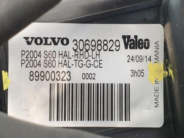 bontott VOLVO S60 Bal Fényszóró