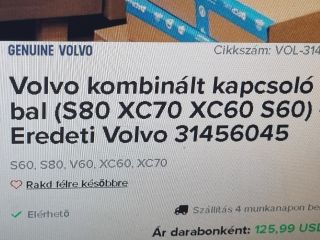 bontott VOLVO S60 Bal Kormánykapcsoló Irányjelző