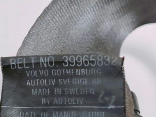 bontott VOLVO S60 Jobb hátsó Biztonsági Öv
