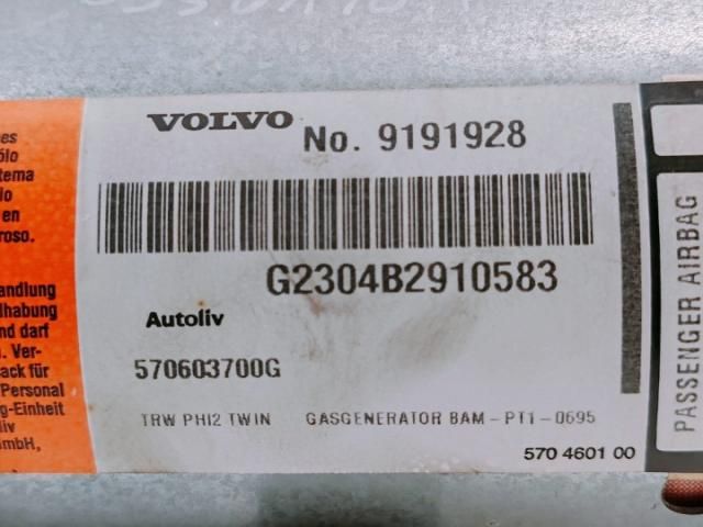 bontott VOLVO S60 Utasoldali Légzsák