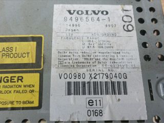 bontott VOLVO S80 Rádió / CD