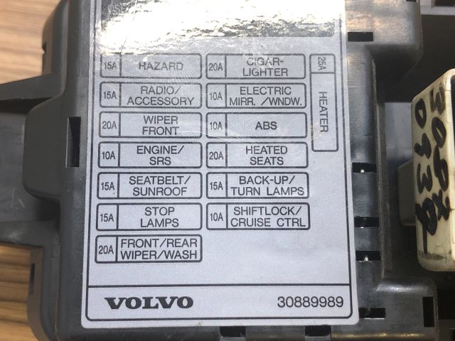 bontott VOLVO V40 Motorvezérlő