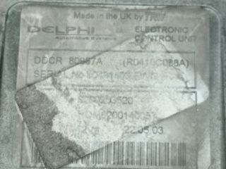 bontott VOLVO V40 Motorvezérlő