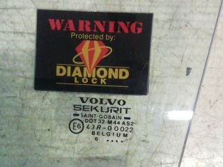 bontott VOLVO V40 Bal első Ablak