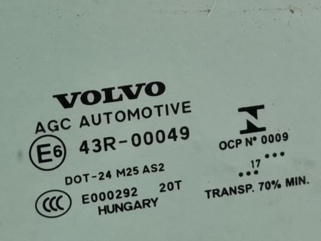 bontott VOLVO V40 Bal első Ablak