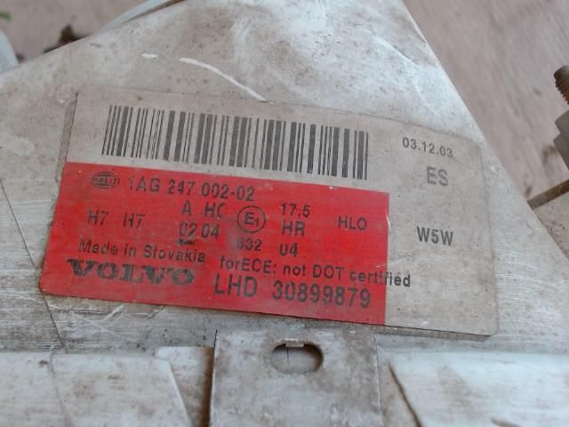 bontott VOLVO V40 Jobb Fényszóró