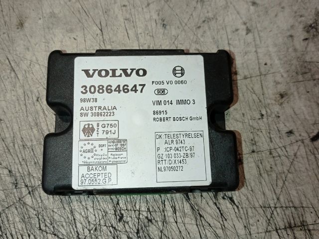 bontott VOLVO V40 Komfort Elektronika