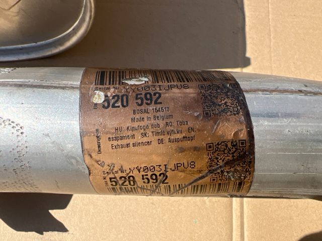 bontott VOLVO V50 Hátsó Kipufogó Dob