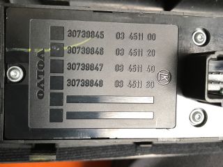 bontott VOLVO V50 Ablakemelő Kapcsoló Négyes / Kettes