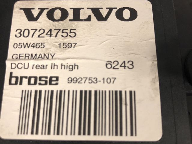 bontott VOLVO V50 Bal hátsó Ablakemelő Motor