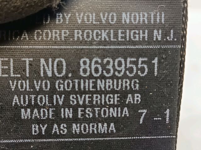 bontott VOLVO V50 Bal hátsó Biztonsági Öv