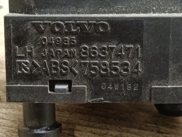 bontott VOLVO V50 Kapcsoló (Magában)