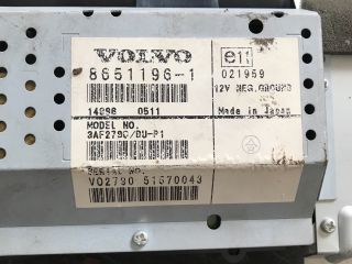 bontott VOLVO V50 Navigációs Fejegység